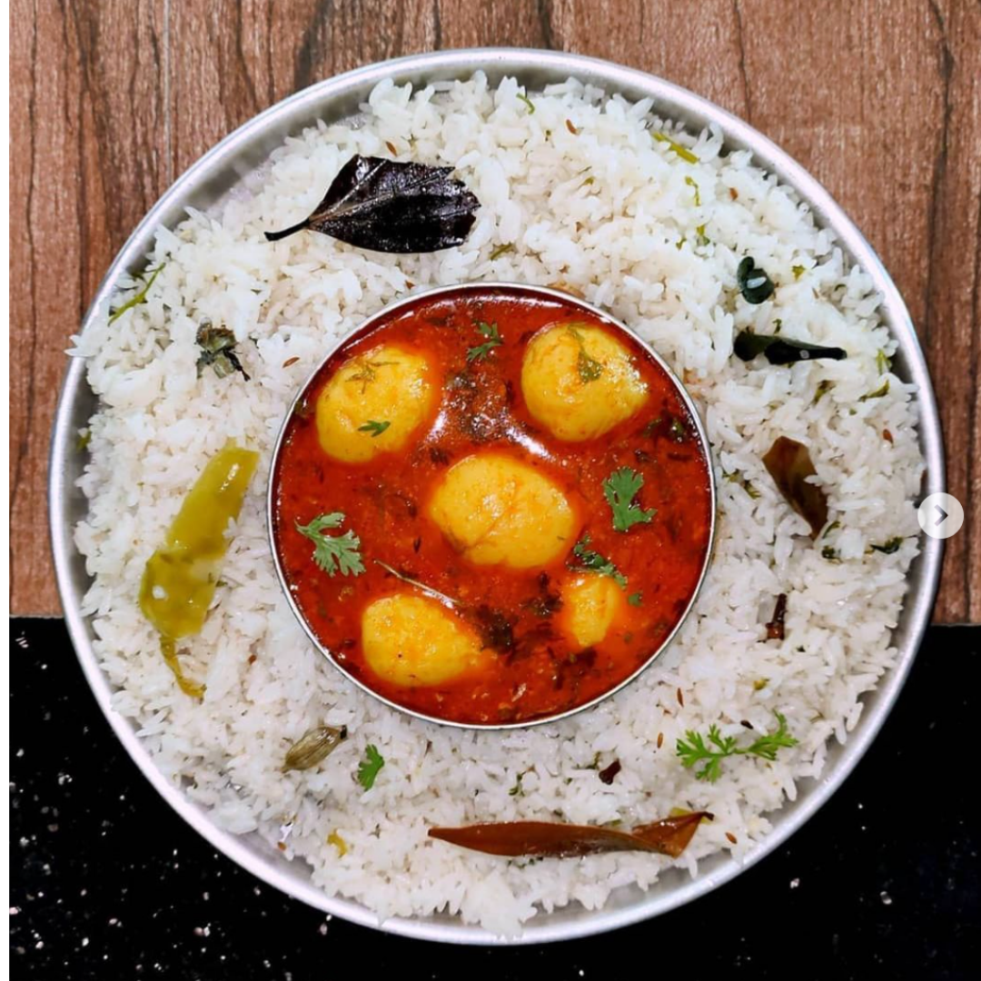 Bagara Rice with Dum Aloo &ndash; Sugar Watchers Low GI Staples
