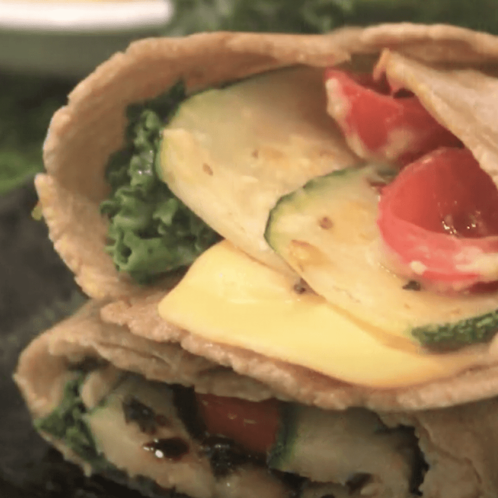Tortilla Zucchini Wrap - Sugar Watchers Low GI Staples