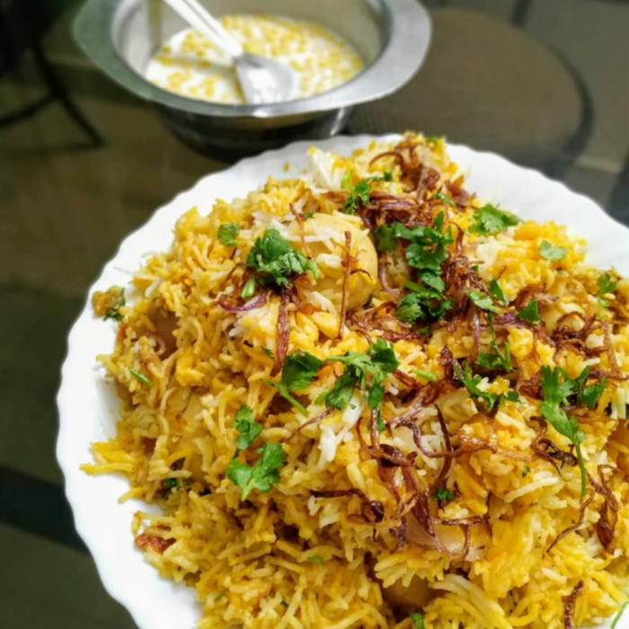 Hyderabadi Egg Biryani - Sugar Watchers Low GI Staples