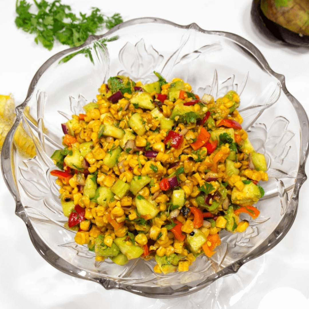 Grilled Corn Salad - Sugar Watchers Low GI Staples