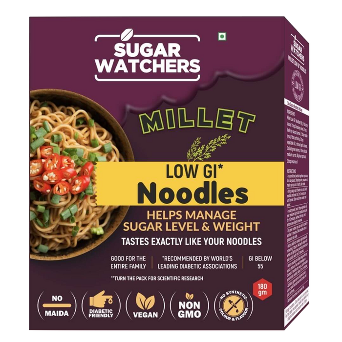 Low GI Noodles, No Maida, Non-Fried, Diabetic Friendly